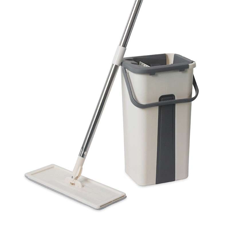 2022 trend products Lazy magic free hand washing floor cleaning mop easy flat squeeze mop and bucket set