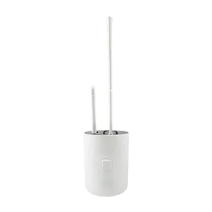 Wall Mounted TPR Toilet Brush and Holder Set for Household Bathroom cleaning