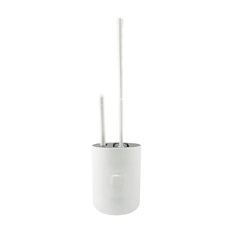 Wall Mounted TPR Toilet Brush and Holder Set for Household Bathroom cleaning