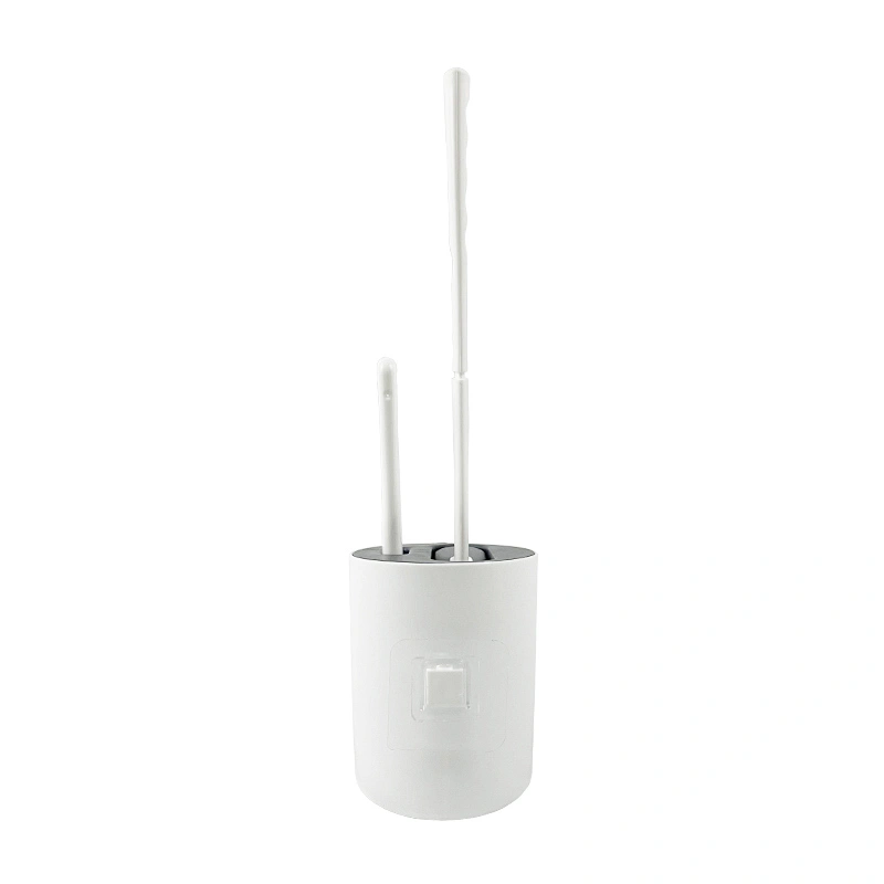 Wall Mounted TPR Toilet Brush and Holder Set for Household Bathroom cleaning