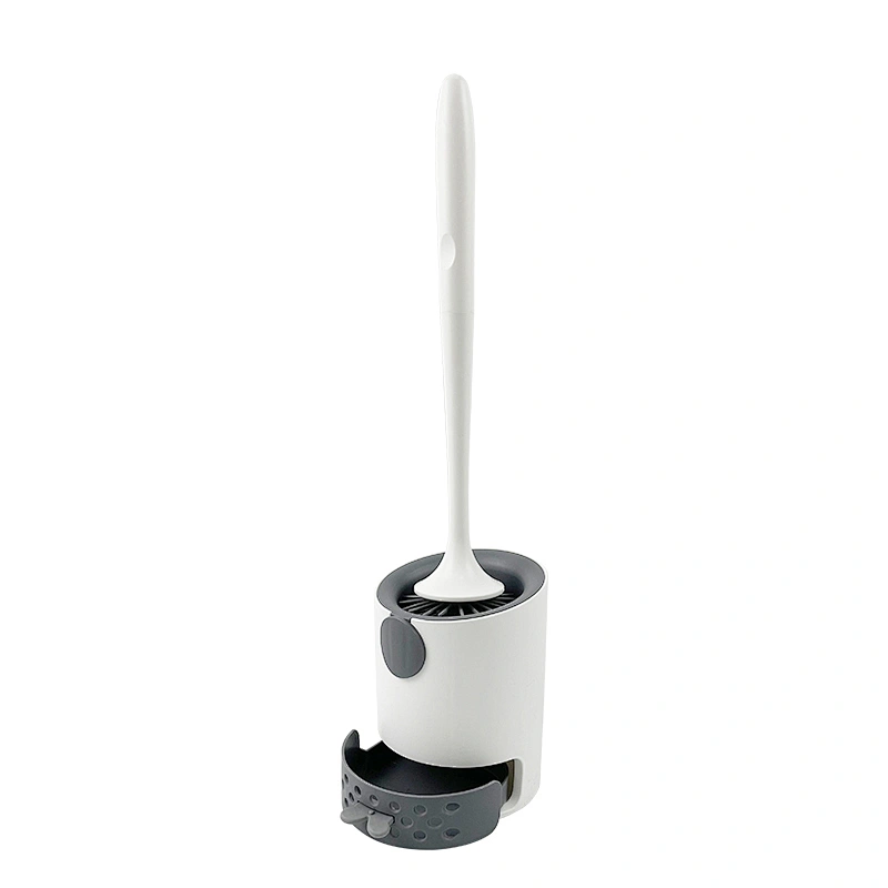DOOSO New TPR  Home bathroom silicone toilet cleaning brush set