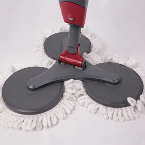 healthy household 3 round heads  Microfiber Spray Mop for floor cleaning