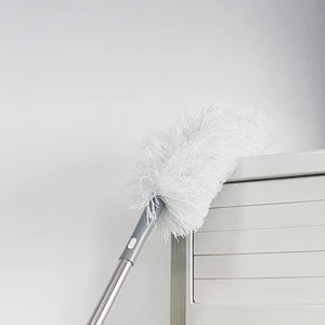 7 In 1 Long Handle Duster& Window Wiper &Broom& Flat Mop &Scrub Sponge household Bathroom Kitchen Cleaning Tools set