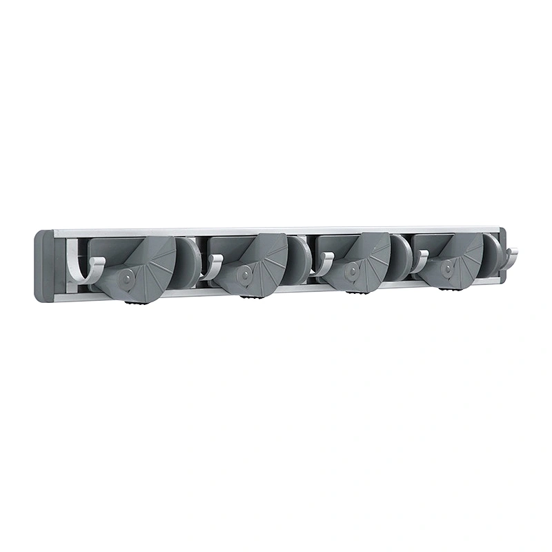 Aluminum Mop and Broom Holder Wall Mount,  Storage Racks for Garden Kitchen Tool Organizer Wall Hanger for Home Goods
