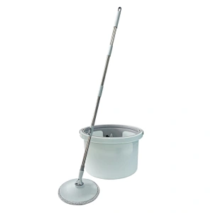 Home cleaning magic 360 degree  spin mop and bucket set  with separate of clean water and dirty water