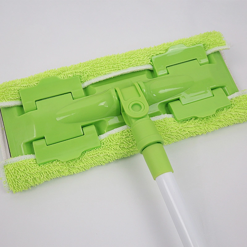 wholesale Home cleaning flat butterfly clamp frame microfiber mops for floor cleaning