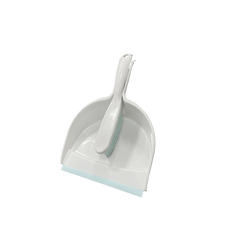 Telescoping Handle- Floor Squeegee Push Broom and Dustpan Set