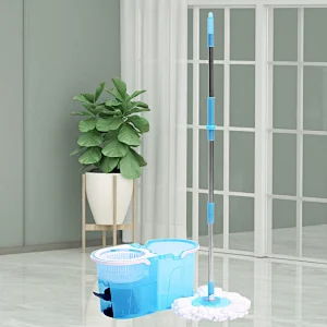 easy wring 360 microfiber pedal spin magic mop and bucket set