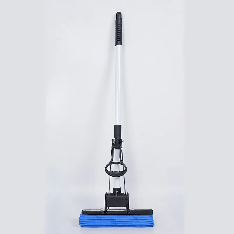 China manufacture easy magic floor cleaning tool super absorbent water pva sponge mop telescopic handle