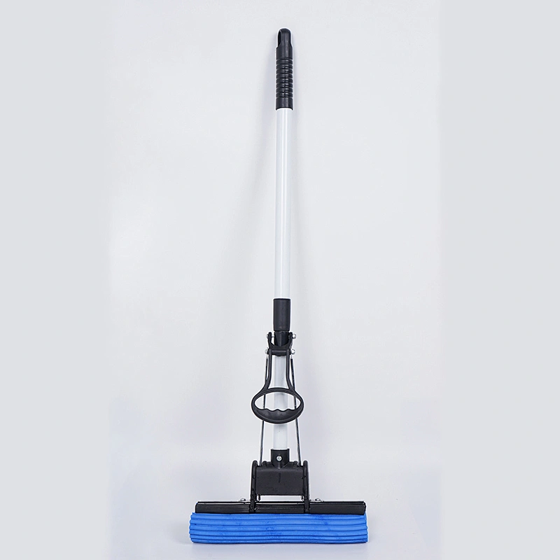 China manufacture easy magic floor cleaning tool super absorbent water pva sponge mop telescopic handle