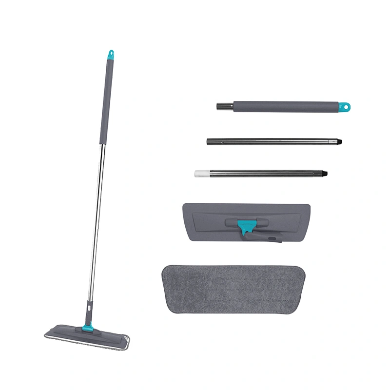 wholesale 360 magic aluminum microfiber floor clean easy flat mop for home