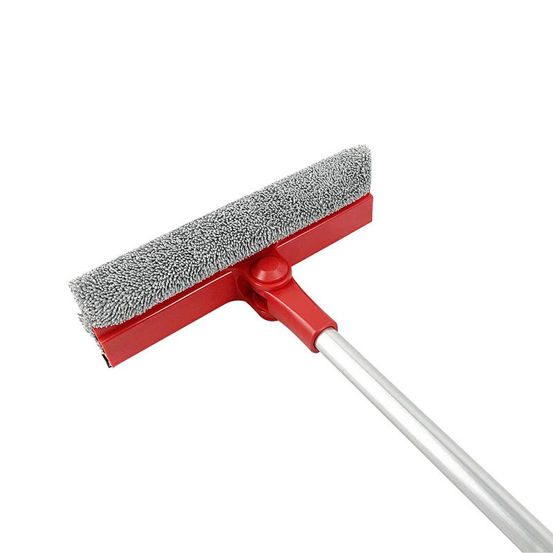 Double used Window Squeegee 2-in-1 Window Cleaner Sponge and Soft Rubber Strip TPR blade