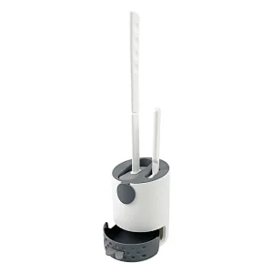 Wall Mounted TPR Toilet Brush and Holder Set for Household Bathroom cleaning