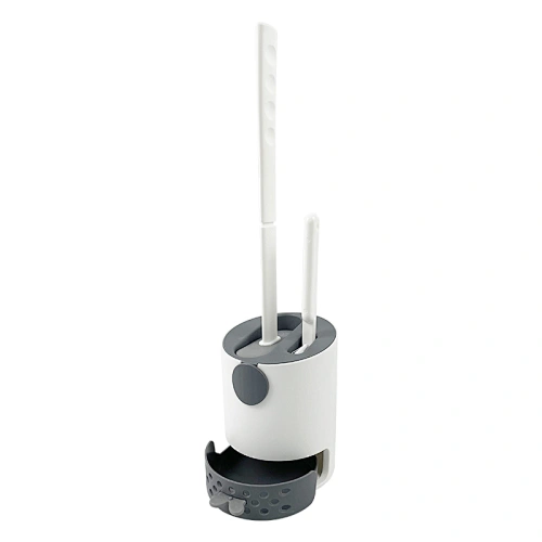 Wall Mounted TPR Toilet Brush and Holder Set for Household Bathroom cleaning