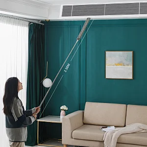Microfiber Chenille Duster for Cleaning with Extension Pole 30 to 100 Inches Washable Feather Dusters for High Ceiling Fan Blinds Furniture Car