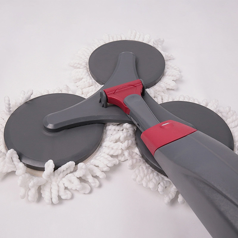 healthy household 3 round heads  Microfiber Spray Mop for floor cleaning