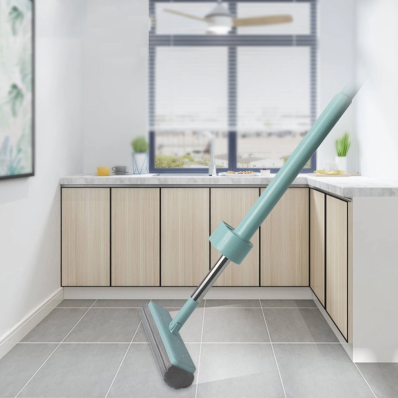 Hot Selling easy thirsty mop Hand-free Magic PVA Sponge Mop Wet Water Self-wring floor cleaning mop