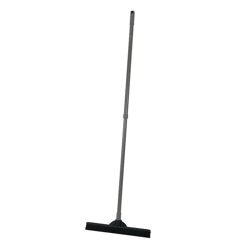 Natural Rubber Broom All-Purpose Industrial Rake with Brush for Cleaning Tool