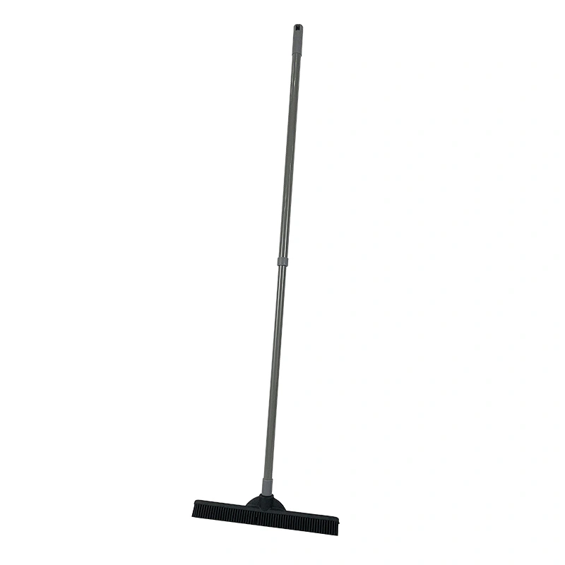 Natural Rubber Broom All-Purpose Industrial Rake with Brush for Cleaning Tool
