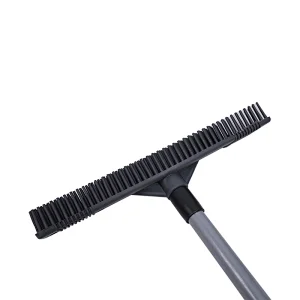TPR rubber broom telescopic lazy broom with rubber seal for squeegee