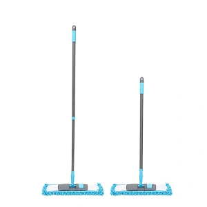 Environmentally friendly washable floor cleaning mop Chenille lazy flat mop with retractable handle