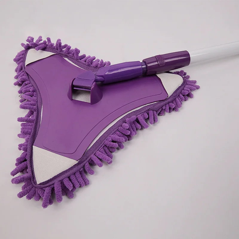 Wholesale High Quality Magic Triangle Microfiber Flat Mop for Home Floor Cleaning