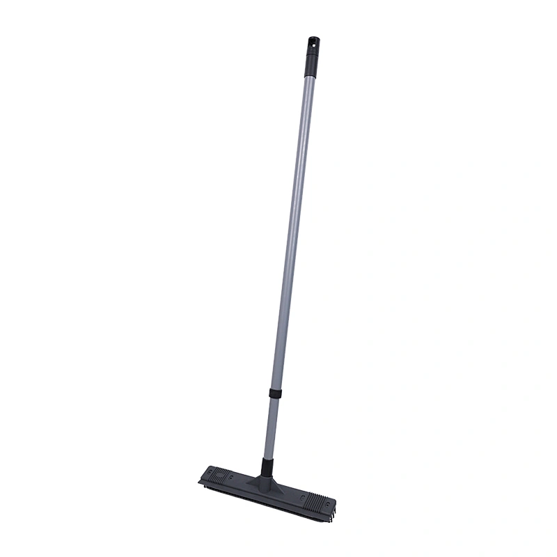 TPR rubber broom telescopic lazy broom with rubber seal for squeegee