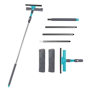window clean wiper with telescopic handle window cleaning kit window squeegee