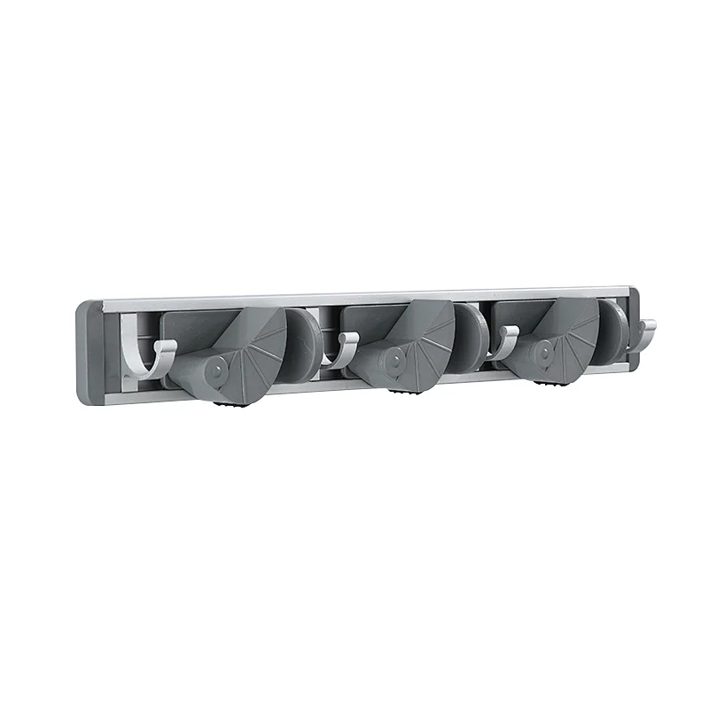 Aluminum Mop and Broom Holder Wall Mount,  Storage Racks for Garden Kitchen Tool Organizer Wall Hanger for Home Goods