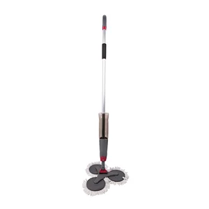 healthy household 3 round heads  Microfiber Spray Mop for floor cleaning