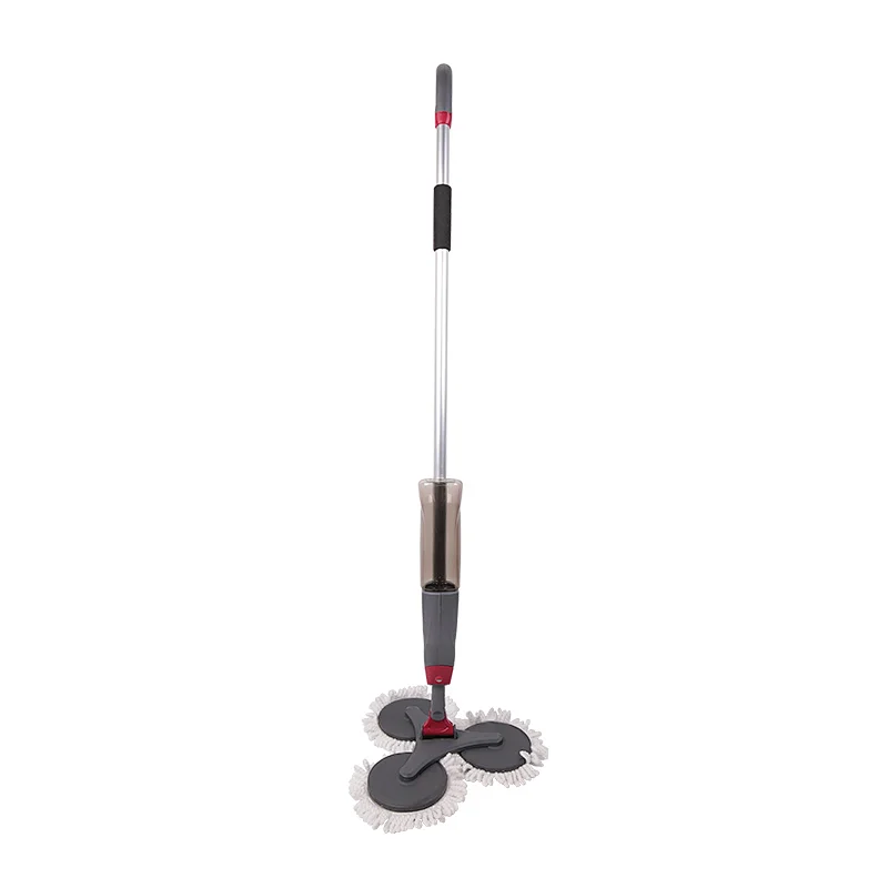 healthy household 3 round heads  Microfiber Spray Mop for floor cleaning