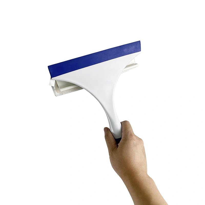 Double used microfiber window squeegee window wiper