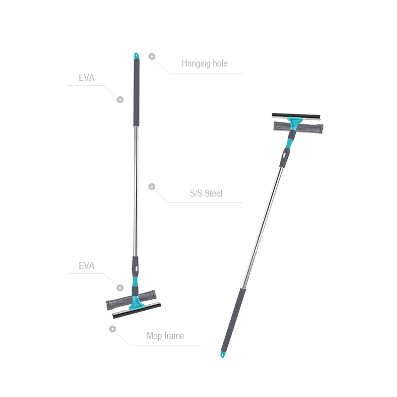 window clean wiper with telescopic handle window cleaning kit window squeegee