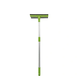 High Quality Household Items Rubber Foam Squeegee, Soft Sponge Window Squeegee Telescopic Aluminium Pole for Window Cleaning