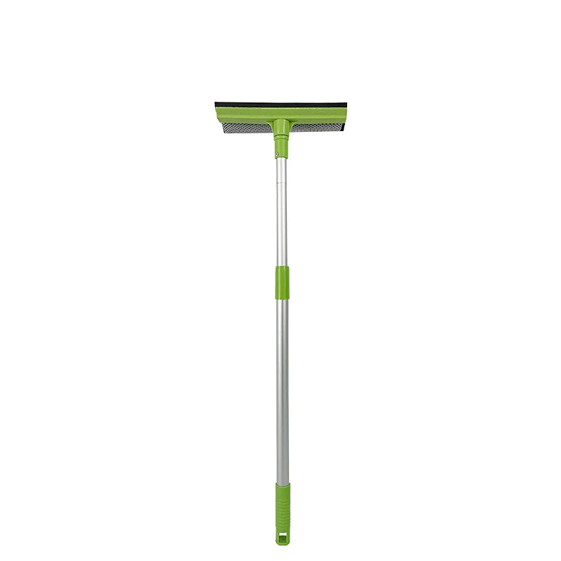 High Quality Household Items Rubber Foam Squeegee, Soft Sponge Window Squeegee Telescopic Aluminium Pole for Window Cleaning