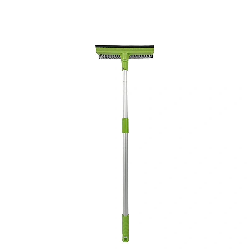 High Quality Household Items Rubber Foam Squeegee, Soft Sponge Window Squeegee Telescopic Aluminium Pole for Window Cleaning