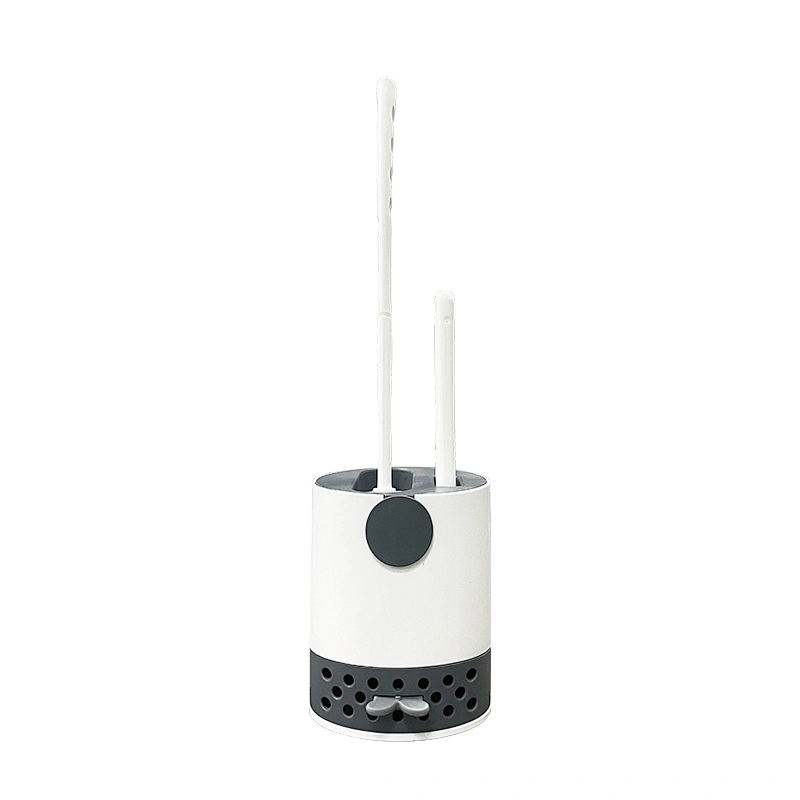 Wall Mounted TPR Toilet Brush and Holder Set for Household Bathroom cleaning