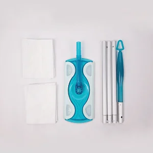 2-in-1 Mops for Floor Cleaning, Dry and Wet Multi-Surface Floor Cleaner, Sweeping and Mopping Starter Kit