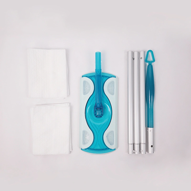 2-in-1 Mops for Floor Cleaning, Dry and Wet Multi-Surface Floor Cleaner, Sweeping and Mopping Starter Kit