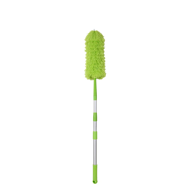 Extendable Handle Outdoor Indoor Windows Window Cleaner Squeegee with Microfiber Duster