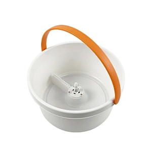 Microfiber Spin Mop & Bucket Floor Cleaning System with Washable and Reusable Pad, Self Cleaning Dry Wet Floor Mop for household