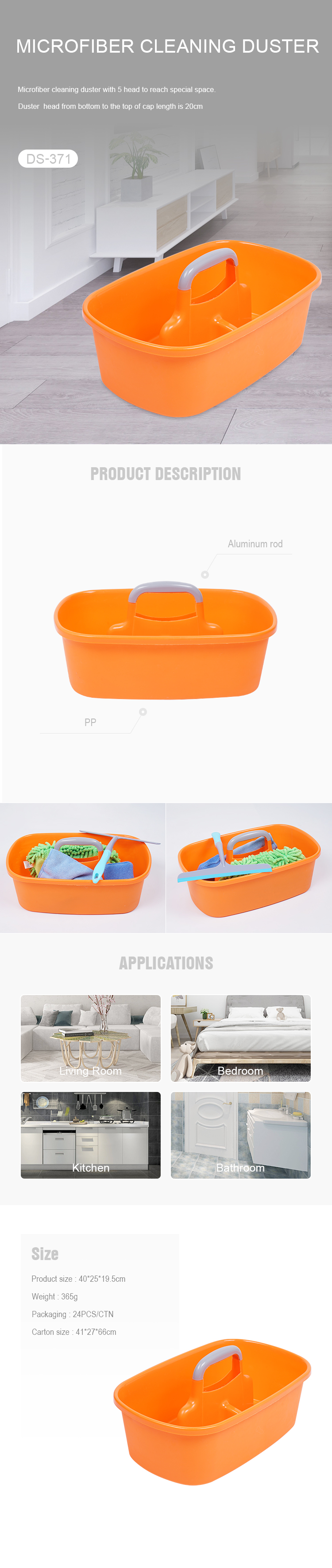 Wholesales Household plastic Bucket Cleaning Water Pail