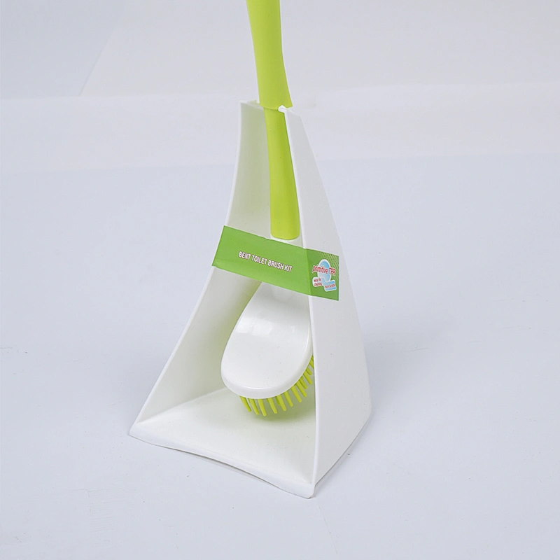Eco-Friendly PP plastic TPR toilet bowl brush sets clean tools