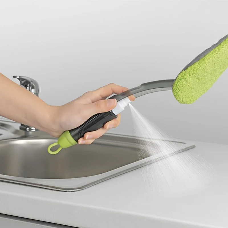 Housewares Washable Spray Cleaning Duster for Kitchen/Desktop