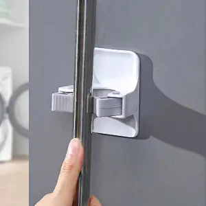 storage holders& rack Mop and Broom Holder Garden Tool Organizer Broom Hanger