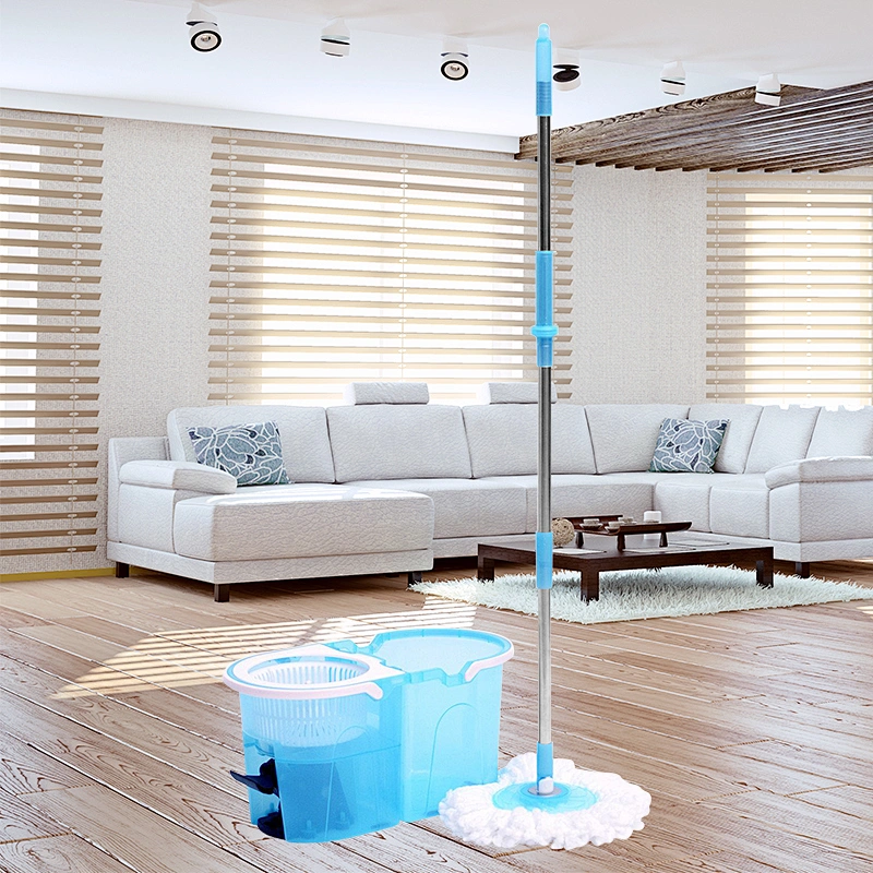 easy wring 360 microfiber pedal spin magic mop and bucket set