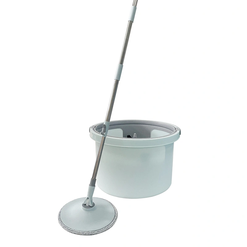 Home cleaning magic 360 degree spin mop and bucket set with separate of clean water and dirty water