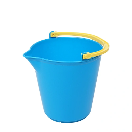 Household plastic cleaning water mop bucket with  plastic handle pail