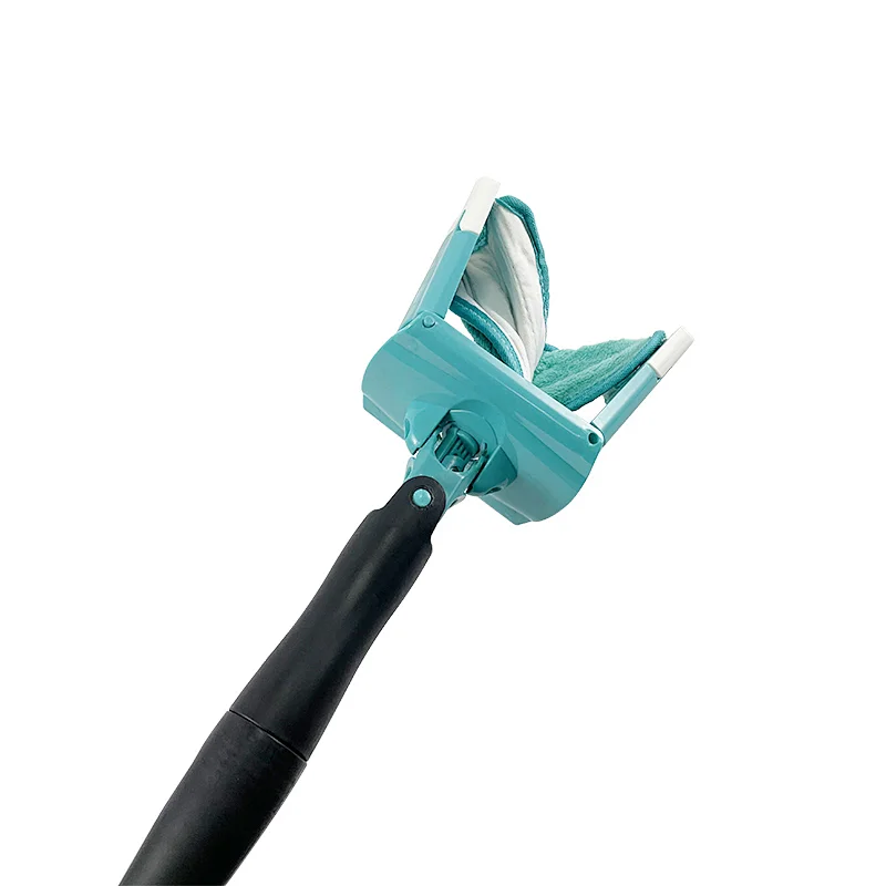 X-Type Microfiber Mop for Hardwood, Laminate, Tile Floor Cleaning System, 360 Degree Spin Flat Mop