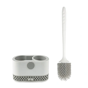 NEW TPR silicone flexible luxury toilet brush set for  bathroom